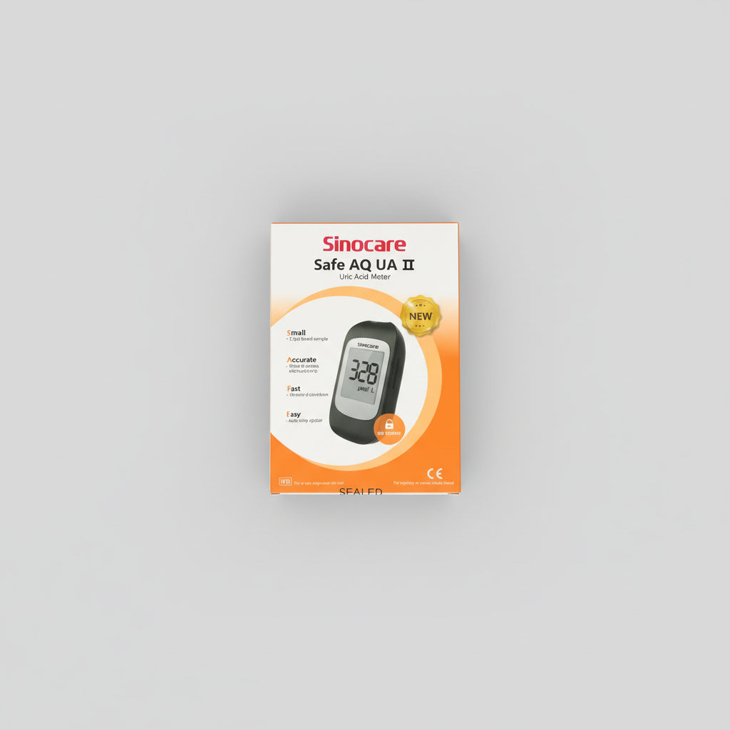 Sinocare Safe AQ UA II – Medidor de Ácido Úrico