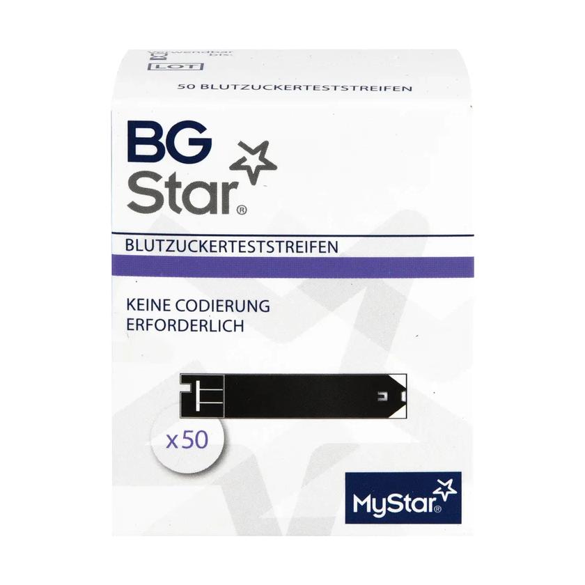 BGStar Tiras Reactivas 50 Unidades
