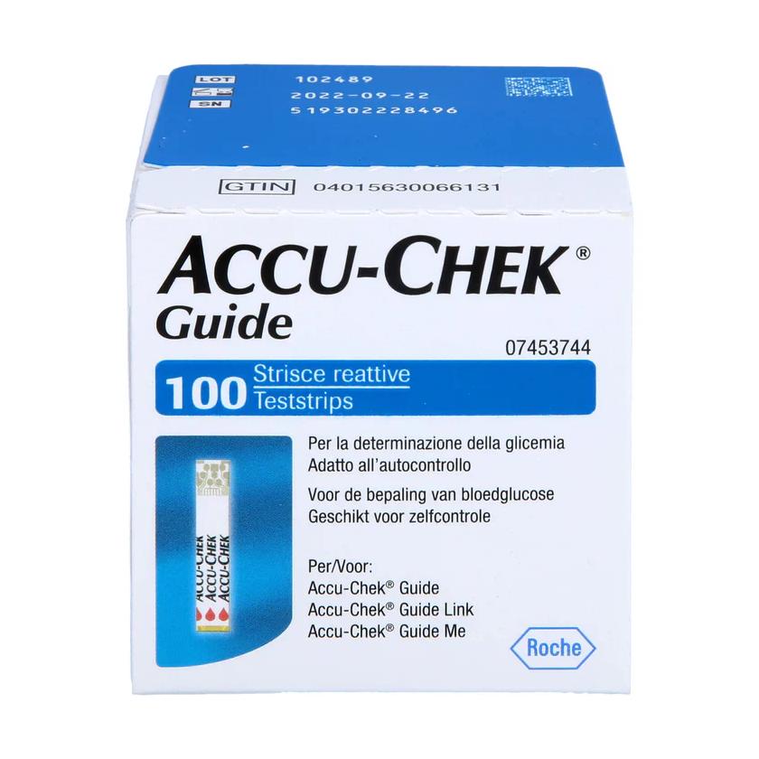 Accu-Chek Guide Tiras Reactivas de Glucemia 100 Unidades