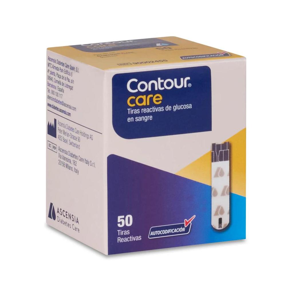 Contour Care Tiras Reactivas de Glucemia 50 Unidades
