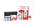Kit de Prueba de Diabetes sinocare Safe-Accu, Monitor de glucosa en sangre, con 50 tiras reactivas y 50 dispositivos de punción y estuche en mg/dL