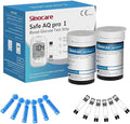 Sinocare Tiras Safe AQ Pro I, 50 x Tiras Reactivas Glucosa Diabetes Sólo para Safe AQ Pro I