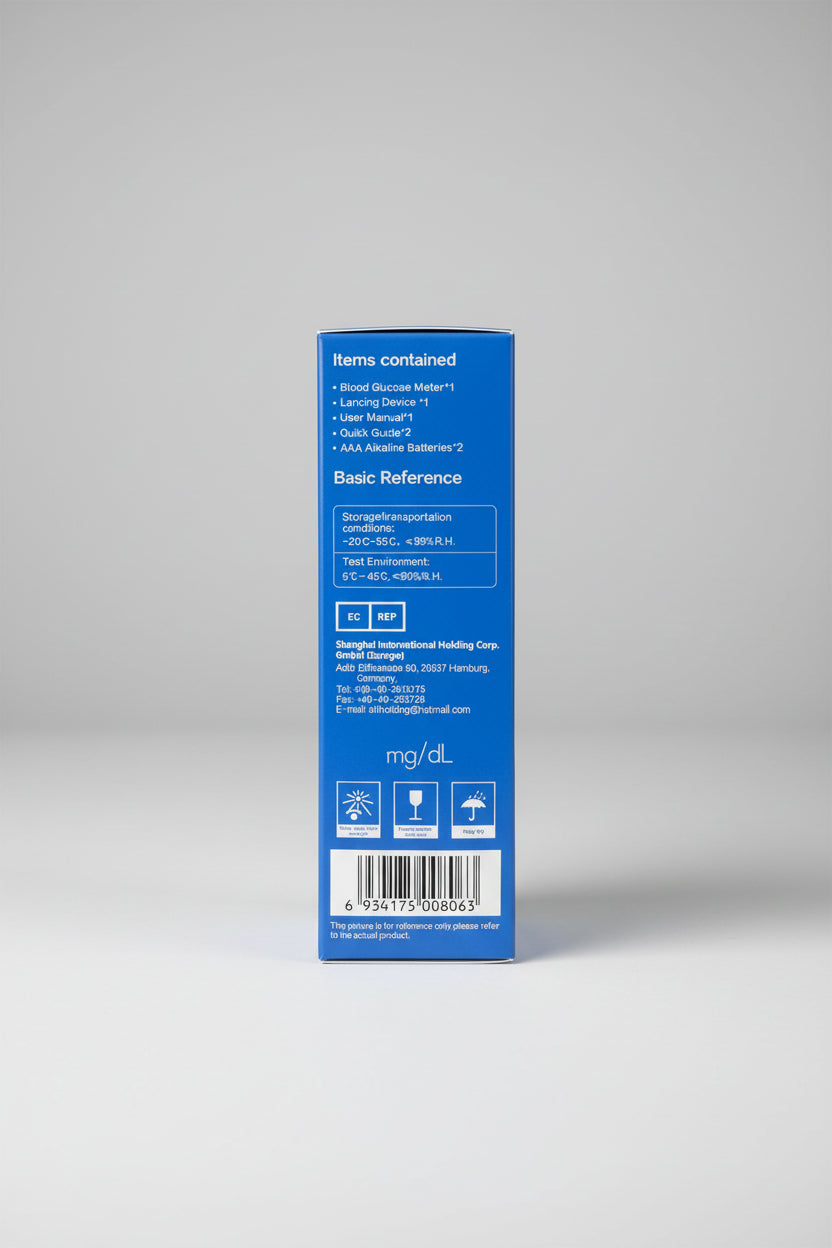 Glucómetro Sinocare Safe AQ Max II con Bluetooth