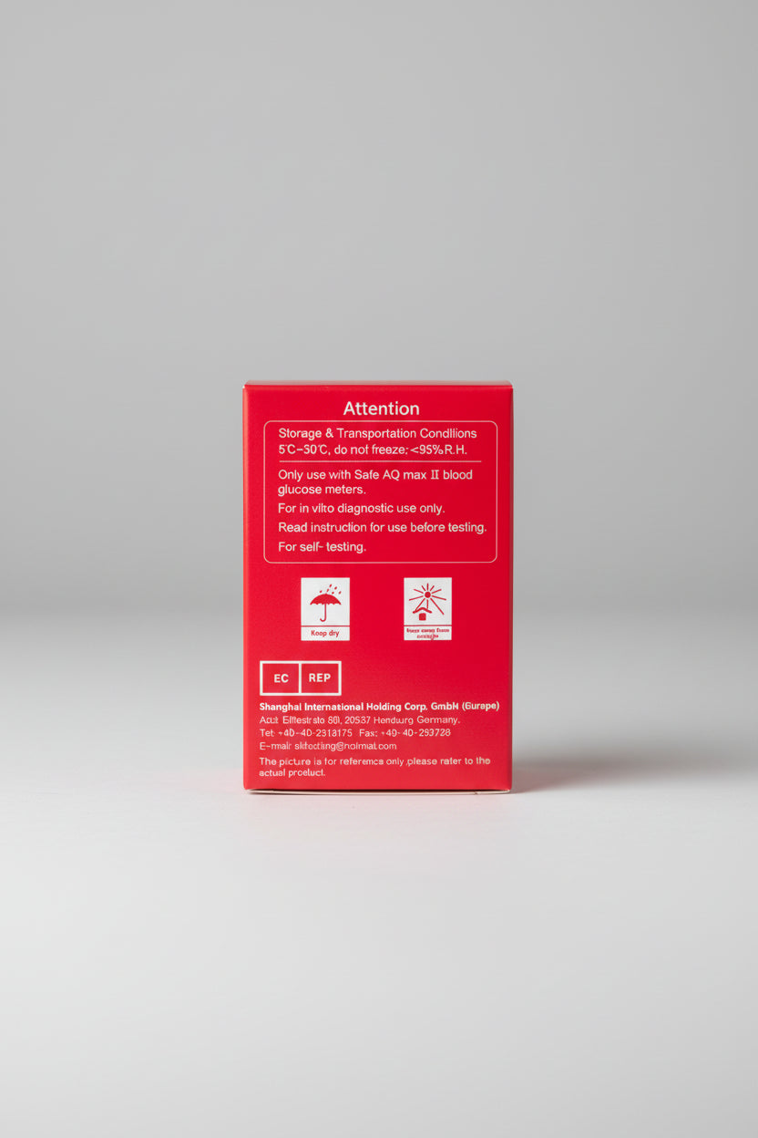 Sinocare Safe AQ Max II – Blood Glucose Test Strip