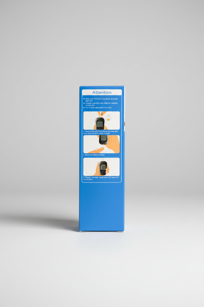 Sinocare Gold AQ Plus – Medidor de Glucosa en Sangre