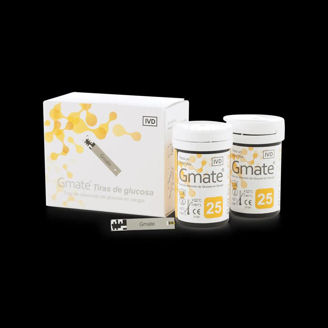 Tiras Reactivas de Glucosa GMate&Go 50 Unidades